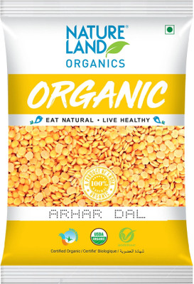 Natureland Organics Yellow Toor/Arhar Dal (Split)(1 kg)