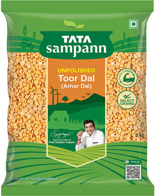 Tata Sampann Yellow Toor/Arhar Dal (Split)(2 kg) Tata Sampann Yellow Toor/Arhar Dal (Split)(2 kg)