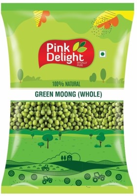 Pink Delight Green Moong Dal (Whole) (Dry & Unpolished)(1 kg)