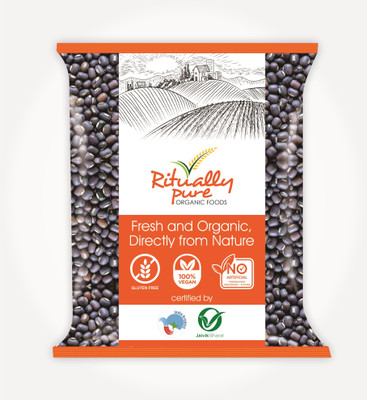Ritually Pure Organic Black Urad Dal (Whole) (Urad Sabut)(500 g)