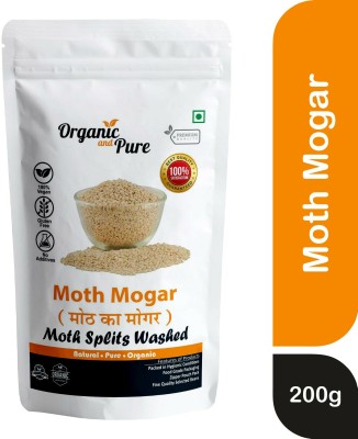 Organic and Pure Brown Mot Matki (Split)(200 g)