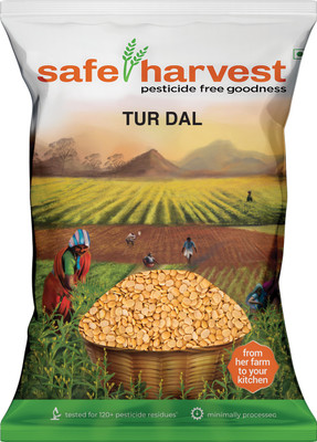 safe harvest Toor/Arhar Dal (Pesticide Free)(1 kg)
