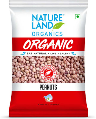 Natureland Organics Peanut (Whole)(500 g)