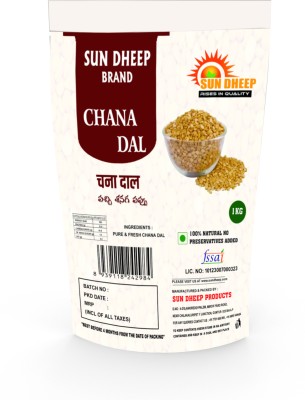 Sun Dheep Products Organic Chana Dal (Split)(1 kg)