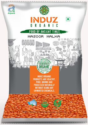 INDUZ ORGANICS Organic Masoor Dal (Whole)(1 kg)