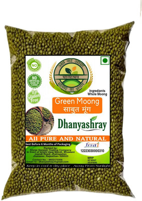 Dhanyashray Green Moong Dal (Whole)(1 kg)