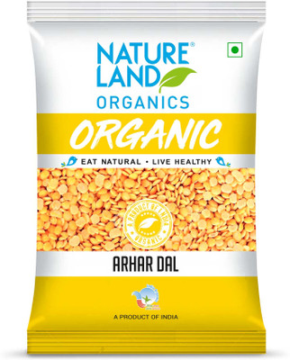 Natureland Organics Yellow Toor/Arhar Dal (Split)(1 kg)