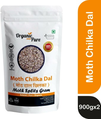 Organic and Pure Brown Mot Matki (Split/Chilka)(1800 g)