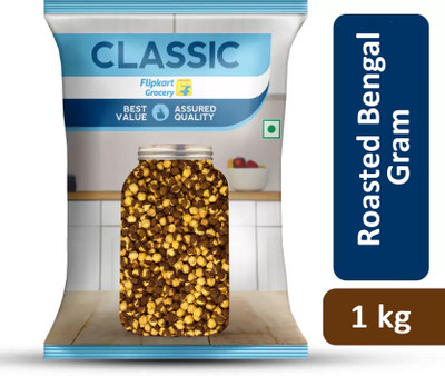 Classic Roasted Bengal Gram (Whole) by Flipkart Grocery(1 kg)