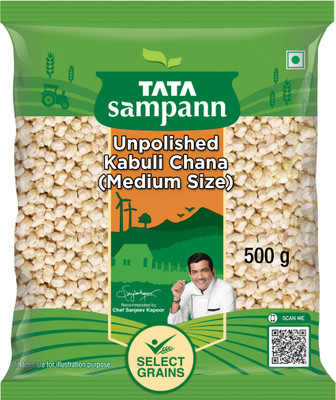 Tata Sampann White Kabuli Chana (Whole)(500 g)