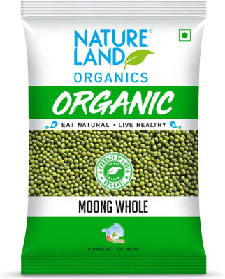 Natureland Organics Moong Dal (Whole)(1 kg)