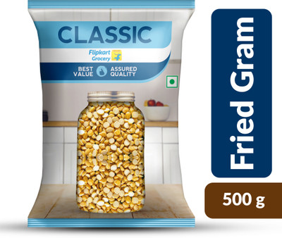 Classic Fried Gram (Split) by Flipkart Grocery(500 g)