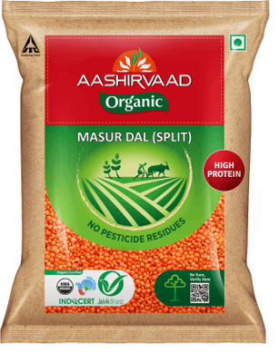 AASHIRVAAD Organic Red Masoor Dal (Split)(1 kg)