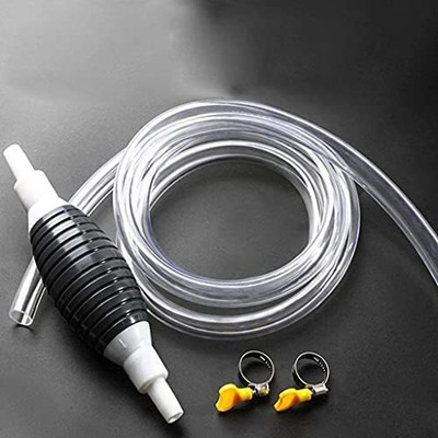 carempire Fuel Transfer Pump Kit Tank Sucker Hand Gas Pump Motorcycle, Car Pump(Black)