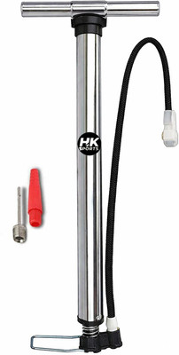 HK Sports Air Pump for Bi-Cycle & Inflatable Ball, Bicycle, Football Pump, Handball Pump, Inflatable Furniture, Volleyball Pump Pump(Silver)