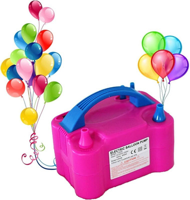 Mid Light High Power Electric Balloon Machine Inflator Air Pump for Foil Balloon Balloon Pump(Multicolor)