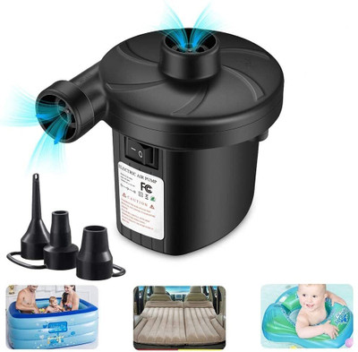 MM toys Multi-Purpose Electric Air Pump for Swimming Pool, Air Bags, Mattress, Pool Bed Float Pump(Black)