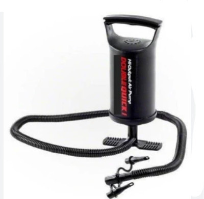 Intelligent Hand pump,(IND*53) air pump, ball, swim ring, pool Inflatable Furniture Pump(Black)