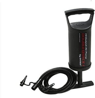 HornFlow Inflatable Balloon Inflator (IND*870791) Soccer Air Pump Float Pump(Black)