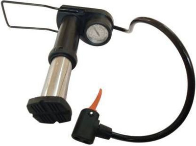 bega Portable High Pressure Foot Air Pump with pressure gauge Bicycle, Car, Ball, Football Pump Pump(Multicolor)