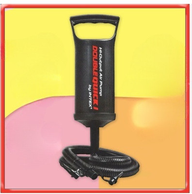Intelligent Inflatable Balloon Inflator (IND*850621) Soccer Air Pump Float Pump(Black)