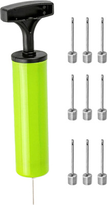Owlix Football Pump , Basketball Pump, Volley ball Pump with 9 needle Football Pump, Volleyball Pump, Basketball Pump, Handball Pump Pump(Green)