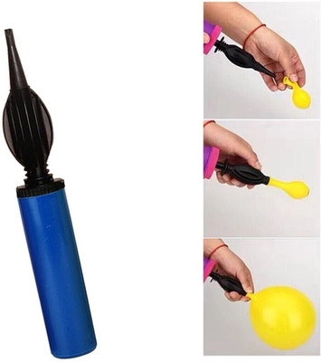 Shopperskart Dual Action Hand Air Pump for Inflatables Balloons Balloon Pump(Blue)