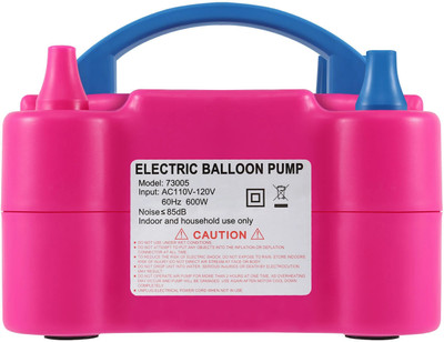 Jeevan jyoti agency Electric Air Blower Portable Inflator Dual Nozzle Machine J4 Balloon Pump(Multicolor)