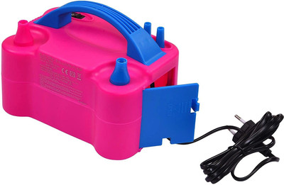 WAIKIL Two Nozzles High Power Electric Balloon Inflator Air Pump for Wedding Party Balloon Pump(Multicolor)