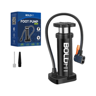 BOLDFIT Air pump for Bike, Car and Cycle Tyres Ball, Balloon, Bicycle, Volleyball Pump Pump(Black)