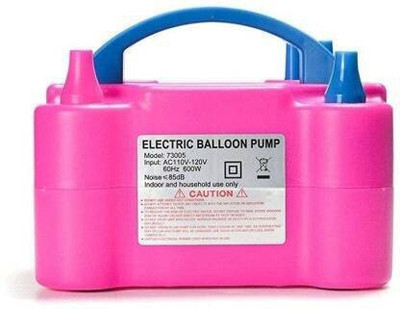 VMV FUZON Electric Air Portable Dual Nozzle Balloon Blower Pump Inflation F6 Balloon, Inflatable Furniture Pump(Multicolor)