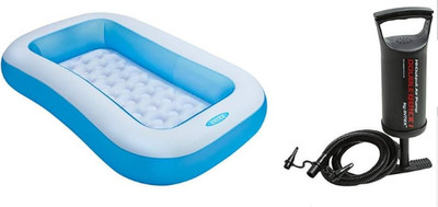 Intelligent Hi-Output Air Pump Double Quick Swimming Pool Inflatable Furniture Pump(Black)