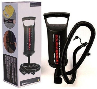 Intelligent Output (IND*70) Air Pump Double Quick Swimming Pool Inflatable Furniture Pump(Black)