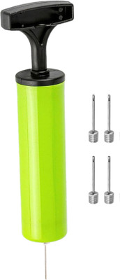 YMD Football Pump , Basketball Pump, Volley ball Pump with 4 needle Football Pump, Volleyball Pump, Basketball Pump, Handball Pump Pump(Green)