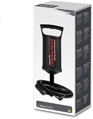 HornFlow Double (IND*56) Quick Fill Inflator Hand Air Pump Inflatable Furniture Pump(Black)
