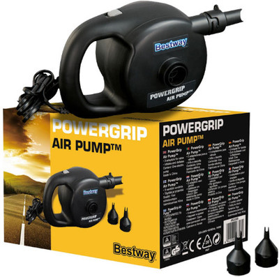 KinderTales Powergrip Hand Held Electric Air Pump Float Pump(Black)