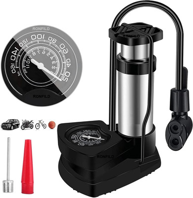 KASHTHBHANJAN Bike Car Cycle Tyre Air Pump Bicycle Pump(Black)