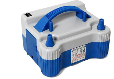 VMV FUZON High Power Electric Balloon Air Pump Heavy Duty Inflator Dual-Nozzle V24 Balloon Pump(Blue)