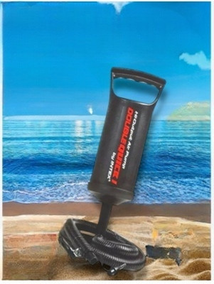 HornFlow Inflatable Balloon Inflator (IND*870791) Soccer Air Pump Float Pump(Black)