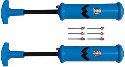 Wasan Inflating Pump Set with 6 needles - For football / volleyball / basketball Ball Pump(Green)