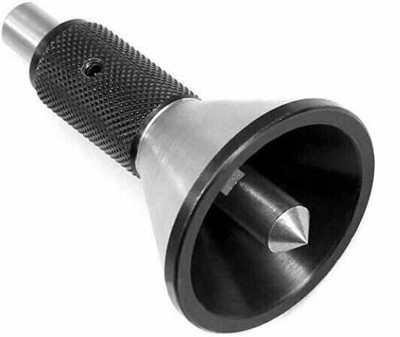 SAMENX Engineer Machinist Bell Punch 35mm Hand DIY Tool for Center Finding on Round Bar Punches & Punching Machines(Set Of 1, METALLIC, Black)