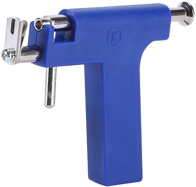 VASADIGITAL Ear Piercing Gun Instrument with 98 pair Studs for Piercing Ears, Nose & Navel Punches & Punching Machines(Set Of 1, Blue)