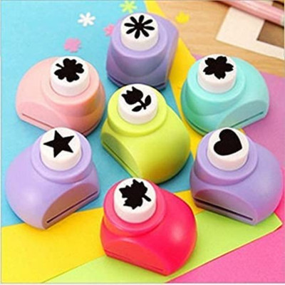 Parseed Craft Punch Punching Hole Tool, for DIY Greeting Card, Scrapbook, Art and Craft Punches & Punching Machines(Set Of 6, Multicolor)