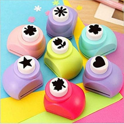 Sloies Play Craft Punches Machine for Art and Craft Project Assorted Shapes Punches & Punching Machines(Set Of 6, Multicolor)