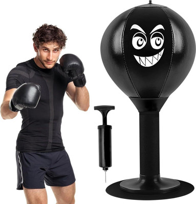 HRK Enterprise Heavy Duty Stress Relief Ball, Desk Boxing Punch Ball Standing Bag(Medium, 2 inch)