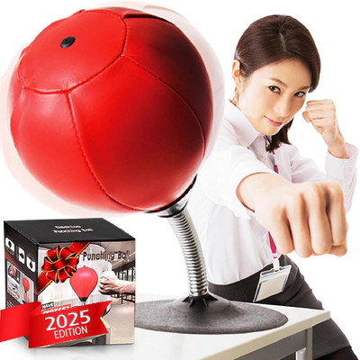 AHBHT Standing Desktop Punching Bag Stress Buster Relief with Stand Boxing Punch Ball Standing Bag(Small, 40 cm)