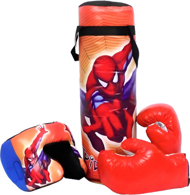 HARISIMRAN Spiderman Boxing Kit for Kids for the Age 3 to 7 Years- Better Build Quality Hanging Bag(Medium, 20 inch)