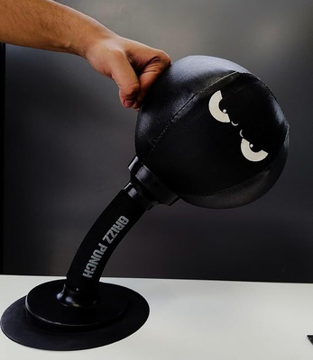 Myrra Punch Desktop Punching Bag - Stress Reliever with Sturdy Suction Base Body Bag(‎8W x 16H, 15 inch)