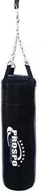 PROSPO Synthetic Leather Heavy Bag with Heavy Duty Chain (24 inch Filled) Hanging Bag(Heavy, 24 inch)