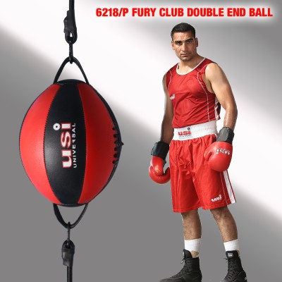 usi Punching Bag , Boxing Bag , LEATHER Double Ended Bag(HEAVY, 32)